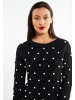 faina Damen Strickpullover in schwarz