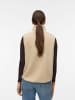 Vero Moda Teddyfell Weste in Oatmeal