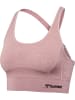 Hummel Hummel Top Hmlclea Yoga Damen Dehnbarem Atmungsaktiv Schnelltrocknend Nahtlosen in WOODROSE/ROSE TAUPE MELANGE