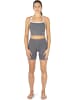 Circle Five High Waist Sport Shorts mit Taschen Radlershorts in Anthrazit