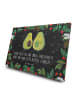 Mr. & Mrs. Panda Adventskalender Avocado Pärchen mit Spruch in Kreidetafel