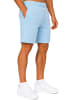 Reichstadt Herren Regular Fit Shorts Marken-Stick in Baby Blue
