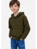 JACK & JONES Junior Hoodie 'Flare Teddy' in grün