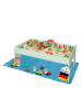 Mein-Regal Spieltische Holz 90 mit tlg Holzeisenbahn in Grün