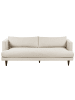 Beliani 3-Sitzer Sofa JARPEN in Beige/Braun - (W) 214 x (H) 72 x (L) 93 cm
