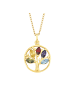 Amor Kette mit Anhänger Silber 925, gelbvergoldet in Gold