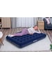 Bestway Doppelluftbett mit externer Elektropumpe 191 x 137 x 22 cm in Blau ab 3 Jahre