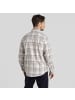 Craghoppers Langarmhemd Kiwi Check in Soft Grey Marl Check