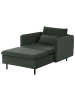 Beliani Chaiselongue EGERIS in Grün - (W) 87 x (H) 80 x (L) 149 cm symmetrisch