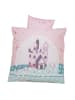 Alvi Bettwäsche-Set "Sternenschloß" in rosa