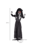 HOMCOM Halloween Dekoration-65L x 15B x 160H cm-Schwarz