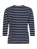 Betty Barclay Ringelshirt mit Schmucksteinen in Dunkelblau/Weiß