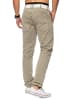 98-86 Chino Hose Tapered Leg Reine H1421 in Beige