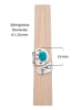 mantraroma 925er Silber - Ringe verstellbar mit Türkis