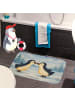 Mr. & Mrs. Panda Badezimmerteppich Pinguin Liebe Design ohne Spruch in Weiß
