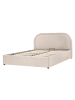 Beliani Doppelbett QUILLIEN in Beige - (W) 152 x (H) 91 x (L) 217 cm