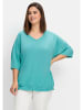 sheego Shirt in aqua