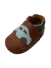 Yalion Baby Krabbelschuhe aus Leder, weiche Lauflernschuhe mit rutschfester Sohle 