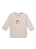 Sanetta Langarmshirt in Beige