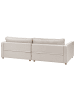 Beliani 3-Sitzer Sofa VINSTRA in Beige/Braun - (W) 250 x (H) 80 x (L) 125 cm