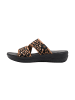 Jana Coshy-Sandalen mit Keilabsatz zum Hineinschlüpfen Braun
