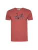 GreenBomb Guide Bike Crop in Sunset Red