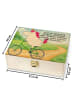 Mr. & Mrs. Panda Tee Organizer Einhorn Radfahrer Design mit Spruch in Weiß