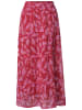 Street One Maxi-Rock aus Chiffon mit floralem Print in salsa red