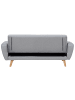 Beliani 3-Sitzer Sofa FLORLI in Grau - (W) 214 x (H) 82 x (L) 85 cm