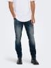 ONLY & SONS Slim Fit Jeans in Dark Blue Denim