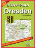 Barthel Landkarte/Globus - Doktor Barthel Buchplan Dresden und Umgebung