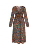 IZIA Dress in green multicolor