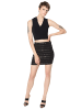 NO MATTER WHAT Crop Top in Schwarz