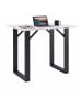 VCM  Holz Bartisch Stehtisch Tisch Tresen Xona 80x80 cm in Schwarz / Weiß
