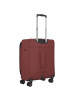 Stratic Bendigo Light + 4 Rollen Kabinentrolley 54 cm mit Dehnfalte redwine