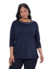 Ulla Popken Shirt in dunkles marine