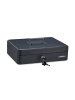 relaxdays Geldkassette in Grau - (B)30,5 x (H)9 x (T)23,5 cm