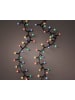 LUMINEO Lichterkette CHERRY Compact Twinkle 350 LED 7,5 m, schwarzes Kabel in BUNT