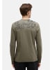 CAMP DAVID  Longsleeve 'Riding The World II' in khaki