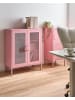 Beliani Sideboard WAKATIPU in Rosa - (W) 80 x (H) 102 x (L) 40 cm