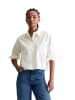 Marc O'Polo DENIM Oxford-Bluse cropped in Silky White