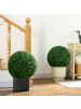 HOMCOM künstliche Pflanze-Ø50 x 50H cm-Grün