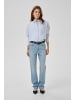 My Essential Wardrobe Langarm-Hemd MWFeline Box fit in Cashmere Blue Striped