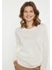 Usha Damen Pullover in Wollweiss