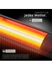 tectake Infrarotheizstrahler  Solaris Horizon einfache Montage, 95 x 11 x 10,5 cm, schwa