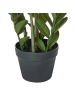Beliani Kunstpflanze ZAMIIFOLIA in Grün/Schwarz - (W) 33 x (H) 76 x (L) 33 cm