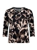 Betty Barclay Basic Shirt mit Rundhalsausschnitt in Beige/Braun