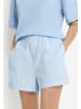 Copenhagen Studios Pyjamashorts in hellblau gestreift