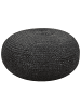 Beliani Pouf TIFELT in Schwarz - (W) 50 x (H) 20 x (L) 50 cm