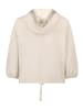 Betty Barclay Shirtjacke mit Kapuze in Grau Beige